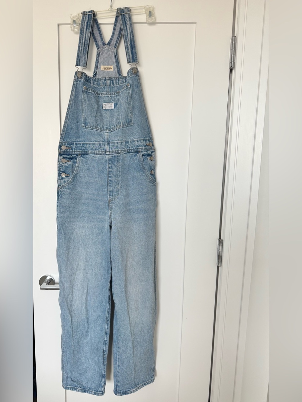 Levi’s Light Wash Denim Overalls - Blue